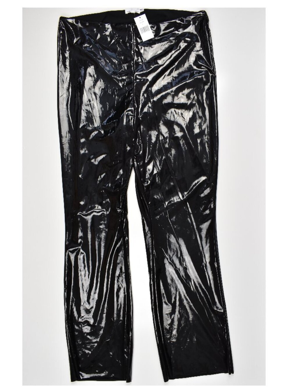 Good American Vinyl Pull-On Flare Leggings NEW - 6